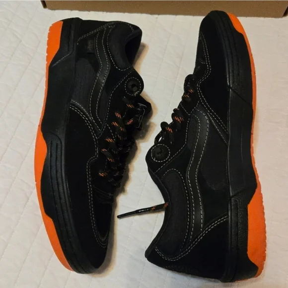 Vans Rowan 2 Skate Men Size 7 Spitfire Pro Impactwaffle Black and Orange 112025 - Picture 6 of 12